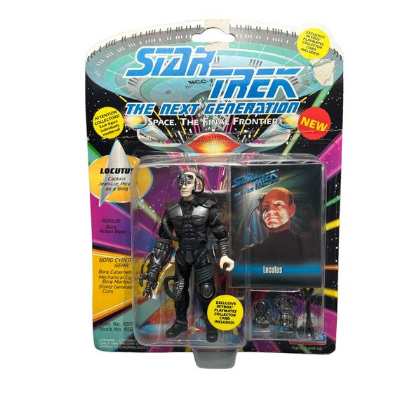 Playmates 1993 Star Trek The Next Generation Locutus Action Figure - Picture 1 of 7